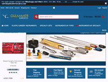Tablet Screenshot of gulmahersurgico.com